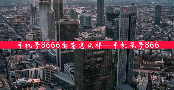 手机号8666寓意怎么样—手机尾号866