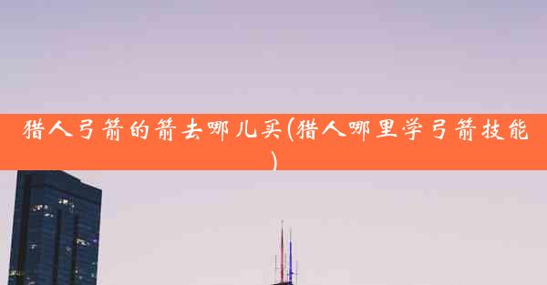 猎人弓箭的箭去哪儿买(猎人哪里学弓箭技能)