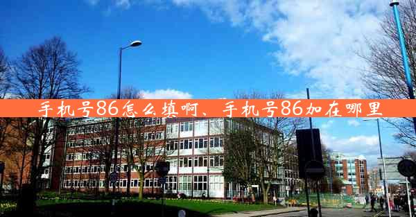 手机号86怎么填啊、手机号86加在哪里