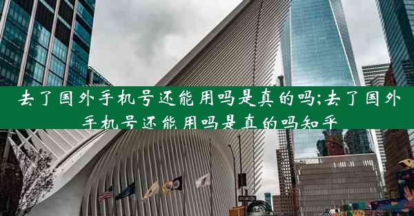 去了国外手机号还能用吗是真的吗;去了国外手机号还能用吗是真的吗知乎