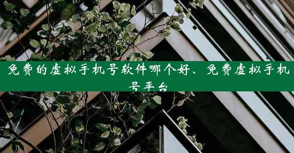 免费的虚拟手机号软件哪个好、免费虚拟手机号平台