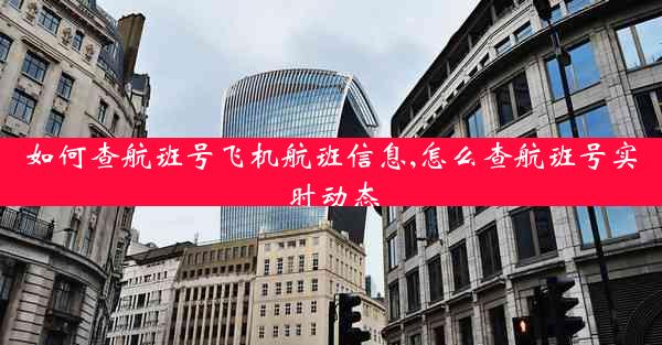 如何查航班号飞机航班信息,怎么查航班号实时动态