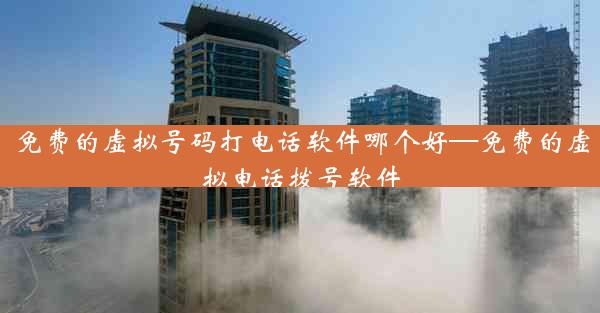 免费的虚拟号码打电话软件哪个好—免费的虚拟电话拨号软件