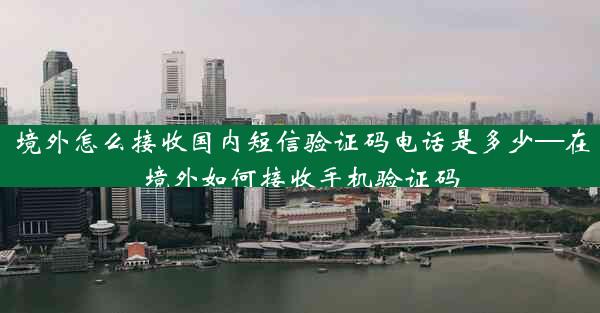 境外怎么接收国内短信验证码电话是多少—在境外如何接收手机验证码