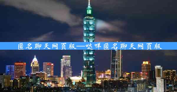 匿名聊天网页版—哒咩匿名聊天网页版