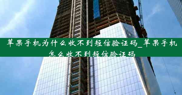 苹果手机为什么收不到短信验证码_苹果手机怎么收不到短信验证码