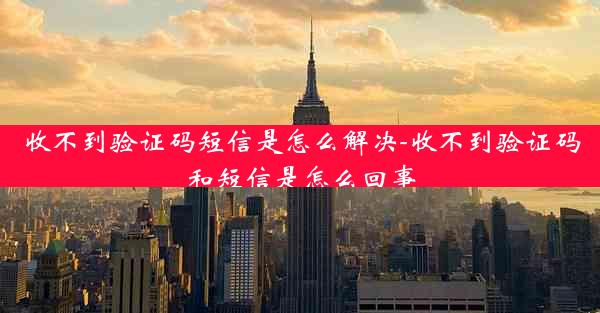 收不到验证码短信是怎么解决-收不到验证码和短信是怎么回事