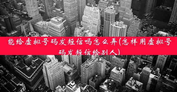 能给虚拟号码发短信吗怎么弄(怎样用虚拟号码发短信给别人)