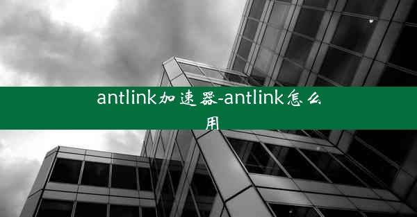 antlink加速器-antlink怎么用