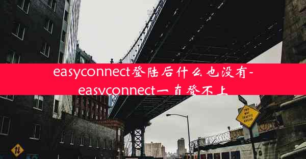 easyconnect登陆后什么也没有-easyconnect一直登不上
