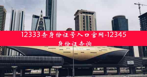 12333查身份证号入口官网-12345身份证查询