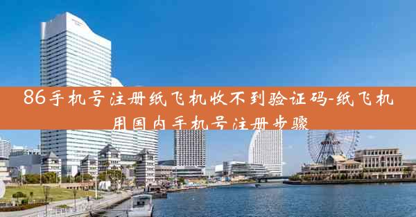 86手机号注册纸飞机收不到验证码-纸飞机用国内手机号注册步骤