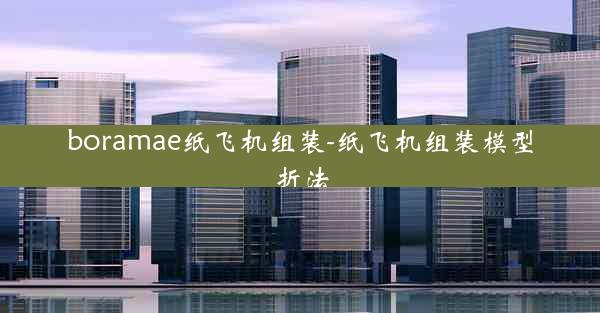 boramae纸飞机组装-纸飞机组装模型折法
