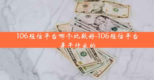 106短信平台哪个比较好-106短信平台是干什么的