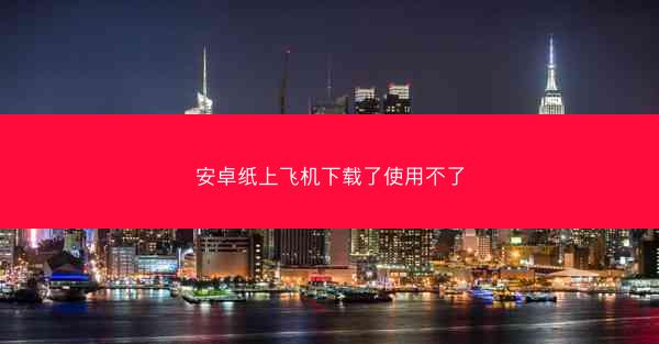 安卓纸上飞机下载了使用不了