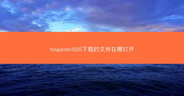 telgamer2025下载的文件在哪打开