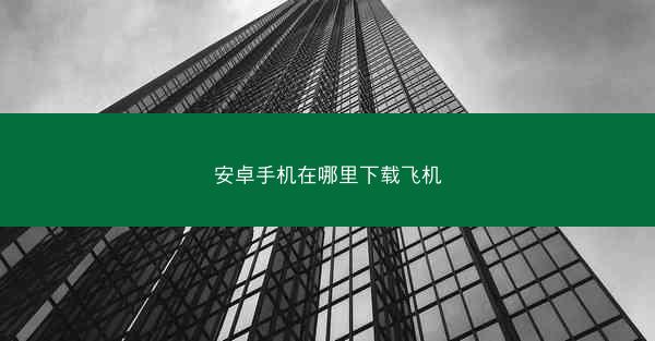 安卓手机在哪里下载飞机
