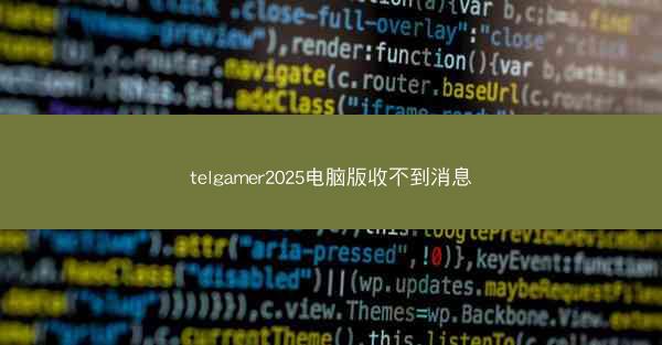telgamer2025电脑版收不到消息