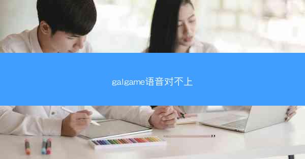 galgame语音对不上
