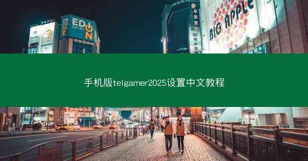 手机版telgamer2025设置中文教程
