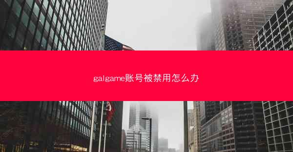 galgame账号被禁用怎么办