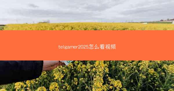 telgamer2025怎么看视频