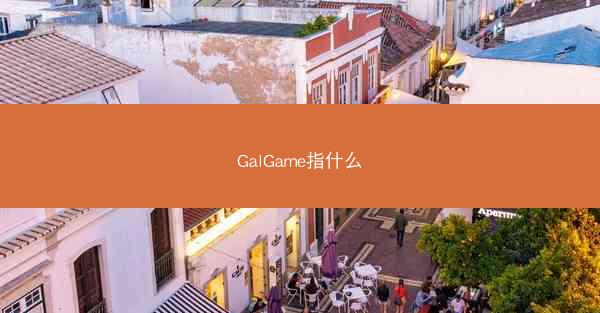 GalGame指什么
