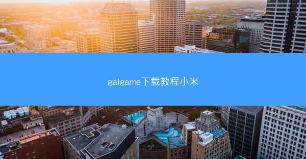 galgame下载教程小米