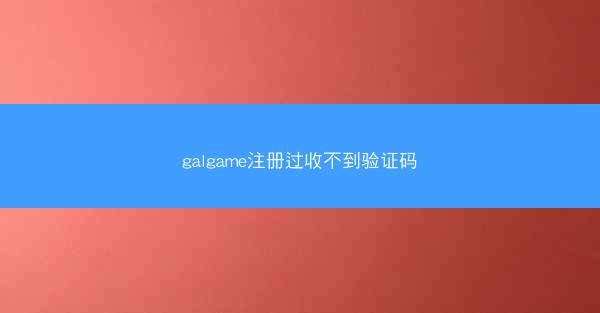 galgame注册过收不到验证码