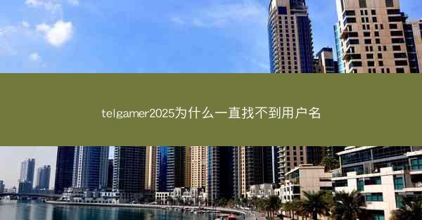 telgamer2025为什么一直找不到用户名