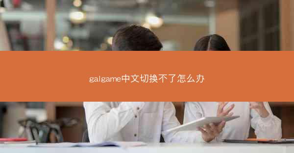 galgame中文切换不了怎么办