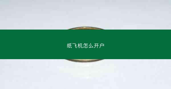 纸飞机怎么开户