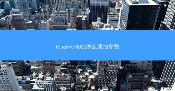 telgamer2025怎么添加参数