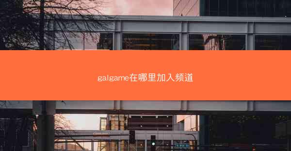 galgame在哪里加入频道