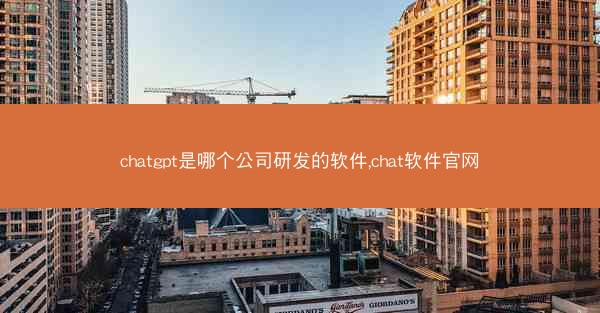 chatgpt是哪个公司研发的软件,chat软件官网