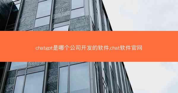chatgpt是哪个公司开发的软件,chat软件官网