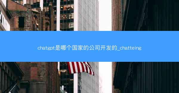 chatgpt是哪个国家的公司开发的_chatteing