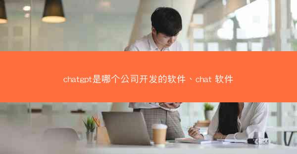 chatgpt是哪个公司开发的软件、chat 软件