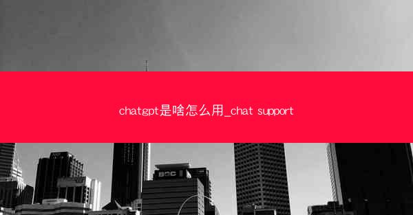 chatgpt是啥怎么用_chat support