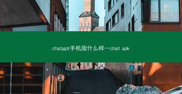 chatgpt手机版什么样—chat apk