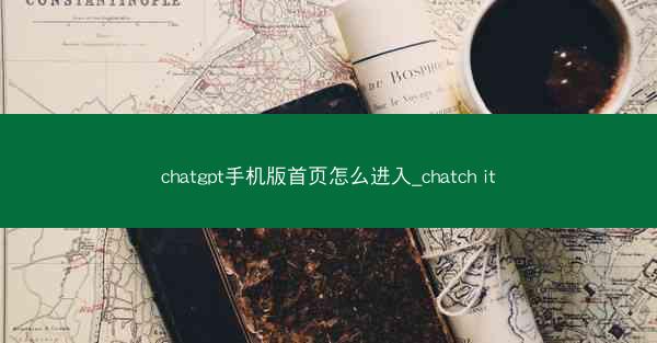chatgpt手机版首页怎么进入_chatch it