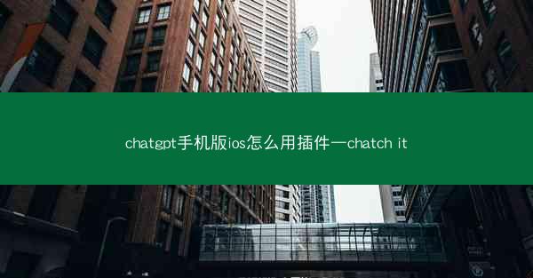 chatgpt手机版ios怎么用插件—chatch it