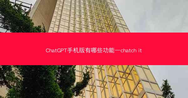 ChatGPT手机版有哪些功能—chatch it
